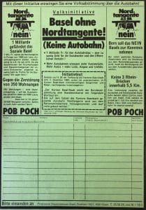 Referendumsbogen Bau Nordtangente